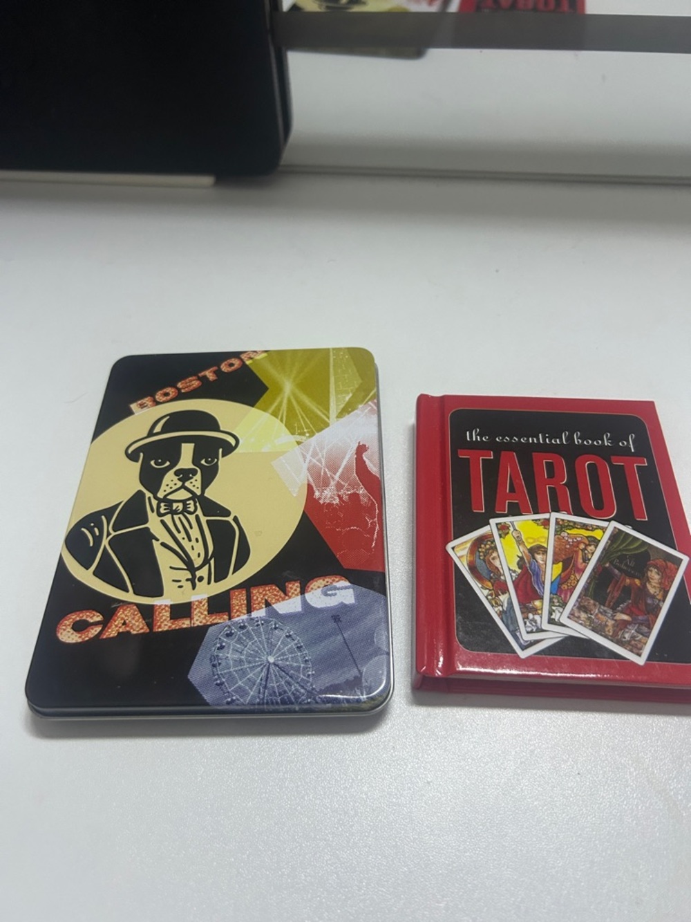 Tarot Cards in Boston Calling Tin